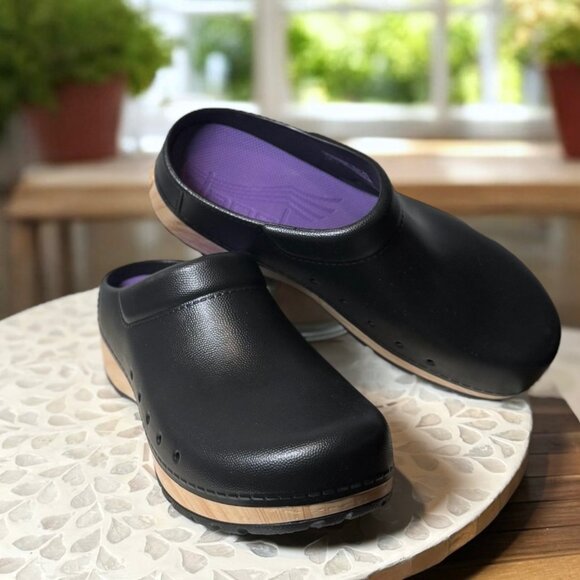 Dansko Kane Clog Black EVA Slip-On Mule Professional Nurse Comfort Size 40 - Picture 10 of 11